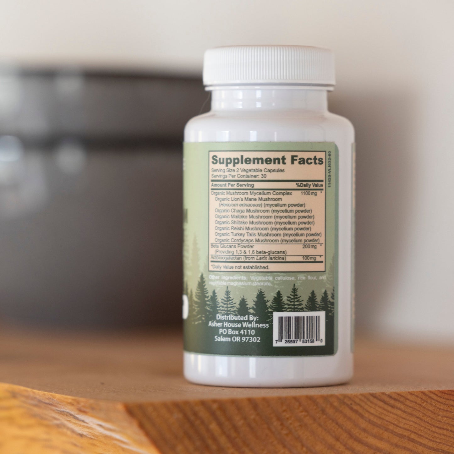 Mushroom Complex Supplement (60 capsules)