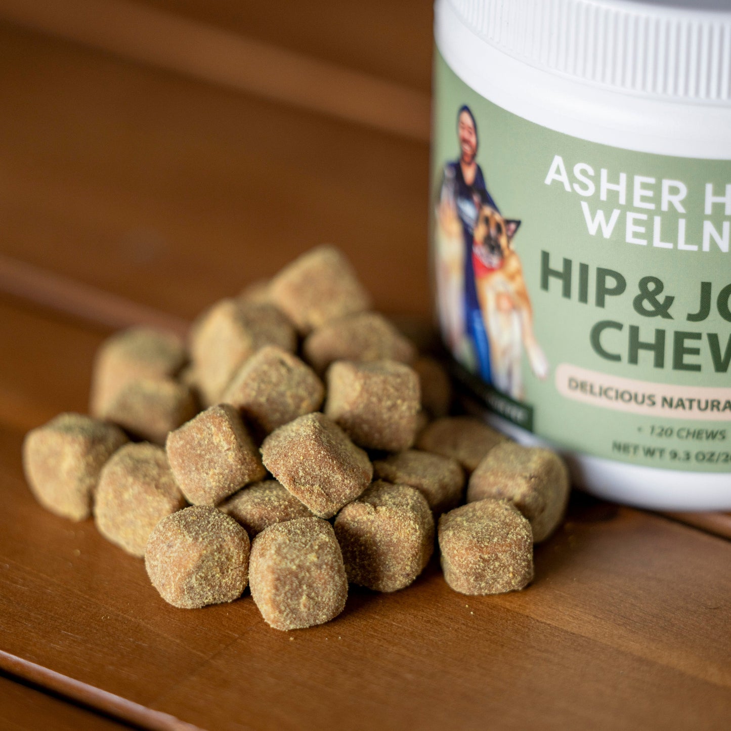 Asher House Wellness Cadera y articulaciones masticables (120 masticables)