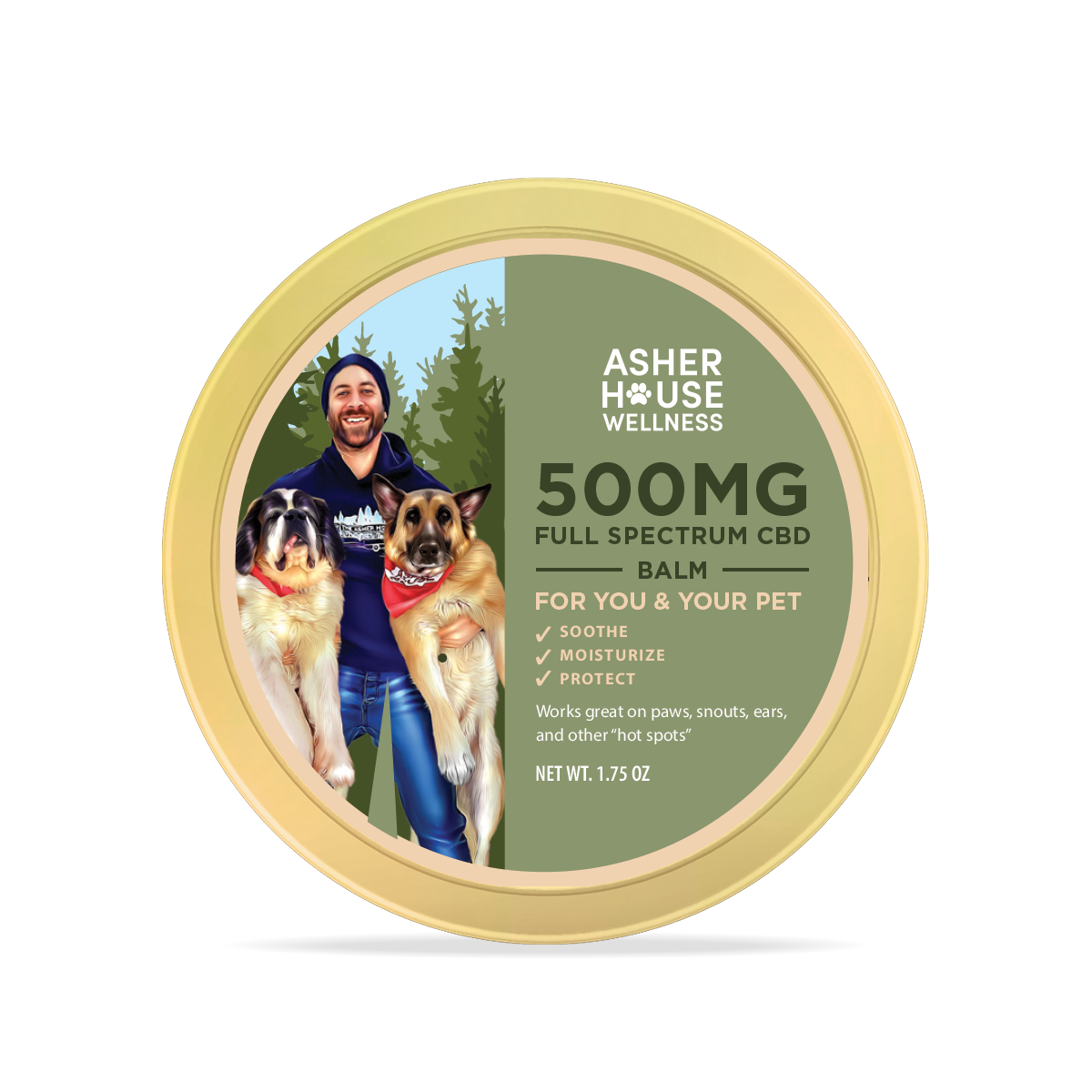 500mg CBD Balm