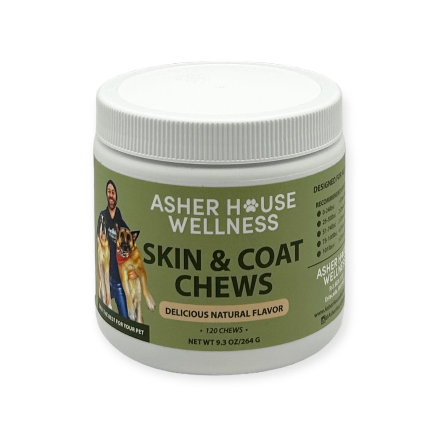 Skin & Coat Chews (120 Chews)