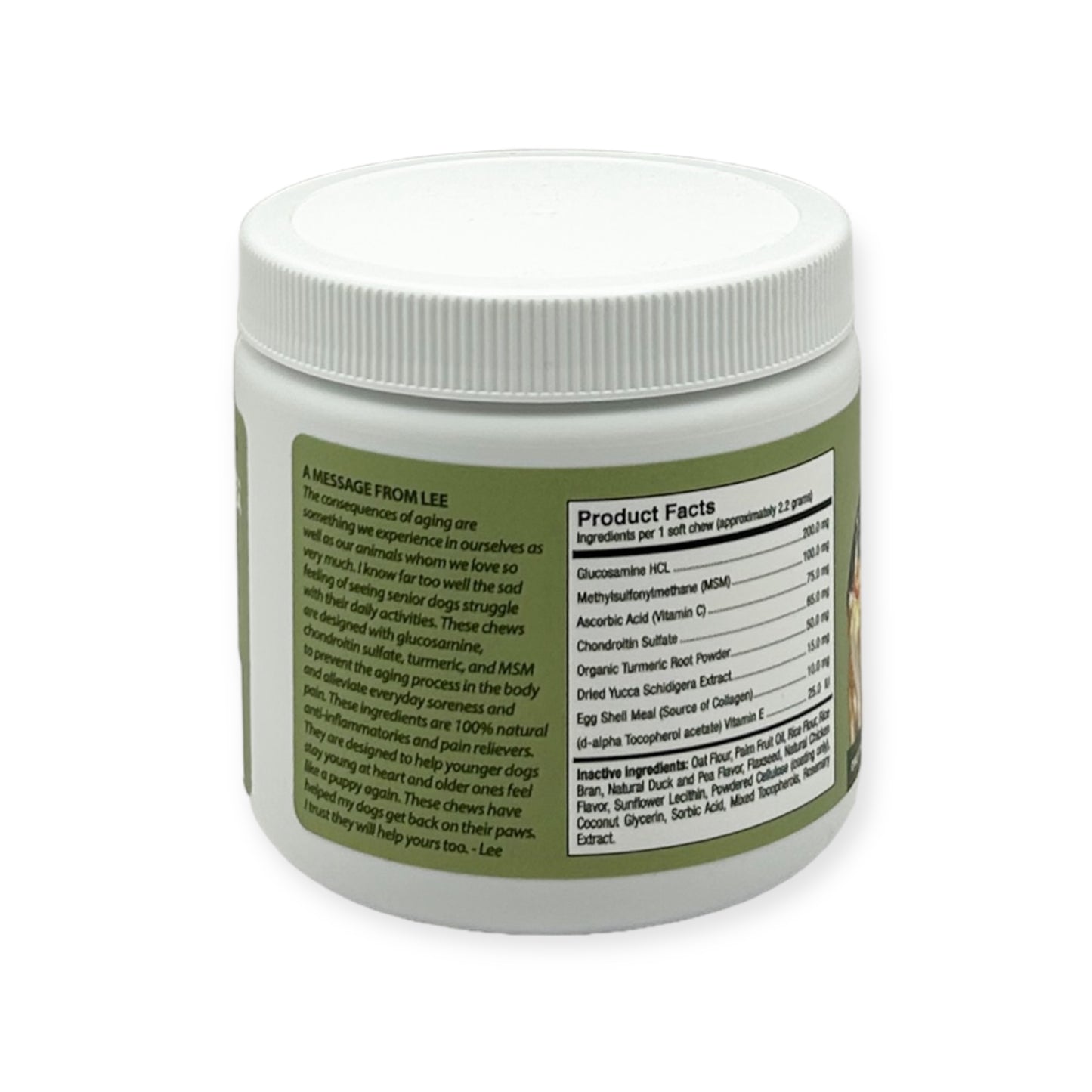 Asher House Wellness Cadera y articulaciones masticables (120 masticables)