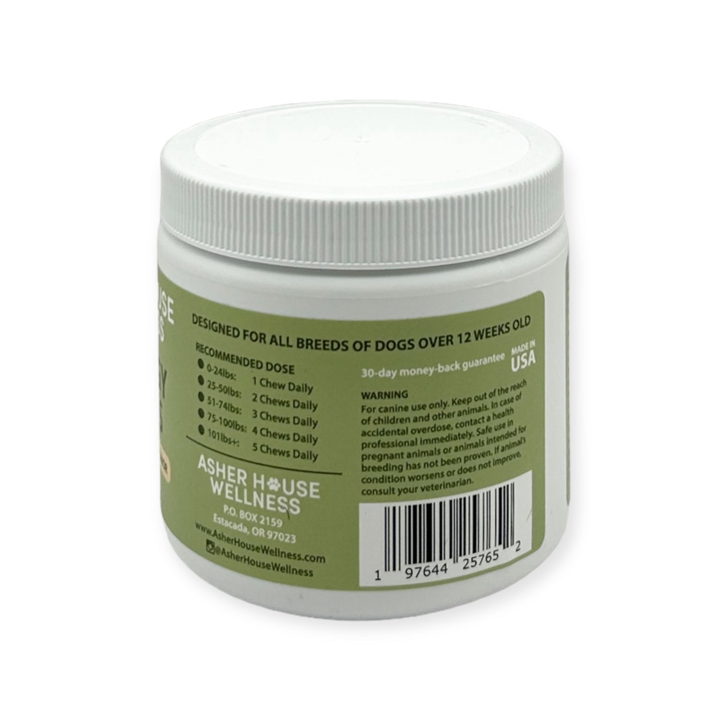 Asher House Wellness Cadera y articulaciones masticables (120 masticables)