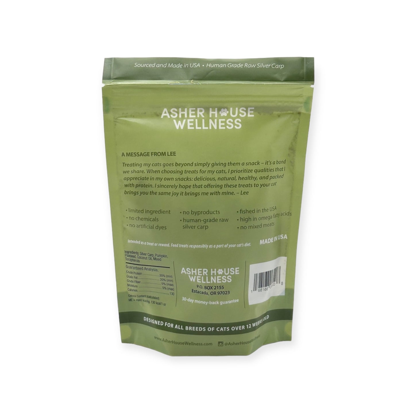 Freeze Dried Silver Carp Cat Treats