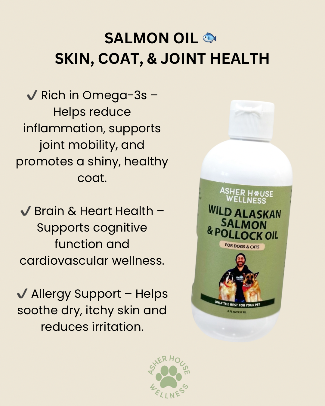 Wild Alaskan Salmon & Pollock Oil