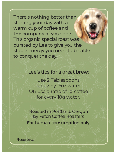 Cali's Medium Roast Organic Whole Bean Coffee