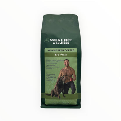 Bo's Dark Roast Organic Whole Bean Coffee